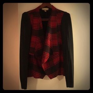 Michael Kors size 10 Red Plaid jacket